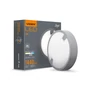 Kép 1/5 - Videx Inga 18 W-os ø220 mm kör alakú natúr fehér  antracit színű mennyezeti lámpa IP65-ös védettségű