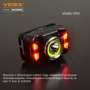 Kép 8/10 - Videx LED Fejlámpa  natúrfehér újratölthető akkumulátorral H035C