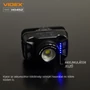 Kép 7/10 - Videx LED Fejlámpa  natúrfehér újratölthető akkumulátorral H045Z