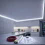 Kép 2/2 - 10m-es Hideg fehér 4W/m, 60led/m hangulatvilágítás LED szalag szett