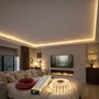 Kép 2/2 - 10m-es Meleg fehér 4W/m, 60led/m hangulatvilágítás LED szalag szett