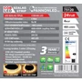 Kép 2/2 - LED Szalag beltéri 24V, 4 Watt, 4 mm COB/480 LED, ~400 Lumen, 4000-4500K (napfény fehér)
