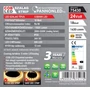 Kép 2/2 - LED Szalag beltéri 24V, 18 Watt, 12 mm COB/600 LED, ~1620 Lumen, 2800-3200K (meleg fehér)