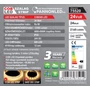 Kép 2/2 - LED Szalag beltéri 24V, 24 Watt, 12 mm COB/600 LED, ~2160 Lumen, 4000-4500K (napfény fehér)