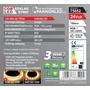 Kép 2/2 - LED Szalag beltéri 24V, 16 Watt, 12 mm COB/560 LED, RGB + 350 Lumen, RGB+W (meleg fehér)