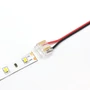Kép 3/4 - SMD LED Szalag átlátszó betápcsatlakozó 10 mm 2 pin szalag+vezeték