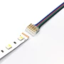 Kép 3/4 - SMD LED Szalag átlátszó betápcsatlakozó 12 mm 5 pin szalag+vezeték