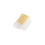 Kép 1/4 - SMD LED Szalag átlátszó betápcsatlakozó 12 mm 6 pin szalag+vezeték