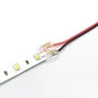 Kép 4/4 - SMD LED Szalag átlátszó betápcsatlakozó 8 mm 2 pin szalag+vezeték