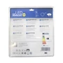 Kép 5/5 - 20W Süllyeszthető Ezüst LED panel 3000K Meleg Fehér
