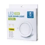 Kép 4/5 - 18W Ultra vékony süllyeszthető kerek LED panel 3000K meleg fehér