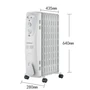 Kép 3/10 - 2000W Olaj Radiátor