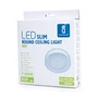 Kép 4/10 - 12W Falon kívüi kerek LED panel 6000K hideg fehér
