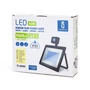 Kép 1/9 - 50W Fekete házas Slim Mozgásérzékelős LED reflektor természetes fehér 4500lm