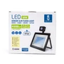 Kép 3/9 - 50W Fekete házas Slim Mozgásérzékelős LED reflektor természetes fehér 4500lm
