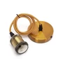 Kép 1/9 - Arany Bronz Függeszték 2x0,75mm 1m-es E27 Foglalattal