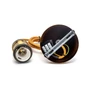 Kép 3/9 - Arany Bronz Függeszték 2x0,75mm 1m-es E27 Foglalattal