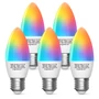 Kép 6/9 - E27 7W WIFI SMART LED égő RGB+3000K-6500K C37
