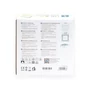 Kép 3/4 - 6W Falon kívüli négyzet LED panel 3000K meleg fehér 600lm