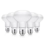 Kép 3/11 - E27 12W LED gomba égő hideg fehér 6400K R80 tejüveg opál