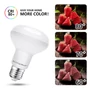 Kép 7/11 - E27 12W LED gomba égő hideg fehér 6400K R80 tejüveg opál