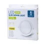 Kép 4/5 - 20W Süllyeszthető Kerek LED Panel Meleg Fehér 1370lm