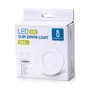 Kép 6/7 - 6W Süllyeszthető Kerek LED Panel Hideg Fehér 360lm