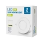 Kép 4/4 - 9W Süllyeszthető Kerek LED Panel Természetes Fehér 480lm