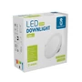 Kép 4/4 - 25W Süllyeszthető Kerek LED Panel Hideg Fehér 2400lm