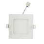 Kép 2/5 - 9W Süllyeszthető Négyzet LED Panel Meleg Fehér 470lm