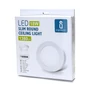 Kép 12/13 - 18W Falon Kívüli Kerek LED Panel Hideg Fehér 1380lm