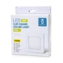 Kép 4/8 - 9W Falon Kívüli Négyzet LED Panel Természetes Fehér 480lm