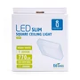 Kép 5/11 - 12W Falon Kívüli Négyzet LED Panel Meleg Fehér 770lm