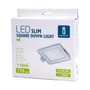 Kép 4/5 - 12W Süllyeszthető Négyzet LED Panel Meleg Fehér 770lm