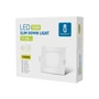 Kép 4/4 - 16W Süllyeszthető Négyzet LED Panel Meleg Fehér 1130lm