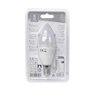 Kép 5/7 - E14 9W LED gyertya égő hideg fehér 6400K C37 tejüveg opál