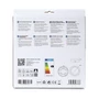 Kép 14/14 - 24W Falon Kívüli Kerek LED Panel Természetes Fehér 1680lm