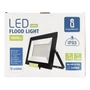 Kép 6/6 - 100W Fekete Házas Slim LED Reflektor Hideg Fehér 10000lm