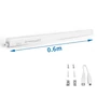 Kép 1/15 - 60cm-es 8W SLIM Pultvilágító Lámpa 6500K Hideg Fehér