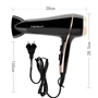 Kép 5/8 - 2400W 230 V ionos hajszárító fekete
