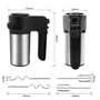 Kép 2/9 - Rozsdamentes acél mixer