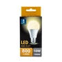 Kép 1/3 - E27 10W LED körte égő meleg fehér 3000K A60 tejüveg opál