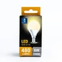 Kép 1/4 - E14 6W LED kisgömb égő meleg fehér 3000K G45 tejüveg opál