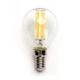 Kép 1/10 - E14 4W LED filament kisgömb égő meleg fehér 2700K átlátszó 45 mm G45