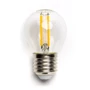 Kép 1/7 - E27 6W LED filament kisgömb égő meleg fehér 2700K átlátszó 45 mm G45
