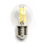 Kép 1/10 - E27 4W LED filament kisgömb égő hideg fehér 6500K átlátszó 45 mm G45
