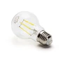 Kép 2/7 - E27 4W LED filament körte égő hideg fehér 6500K átlátszó 60 mm A60