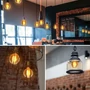 Kép 10/12 - 4W E27 LED filament kisgömb égő 2200K borostyán 45mm G45