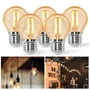 Kép 3/12 - 4W E27 LED filament kisgömb égő 2200K borostyán 45mm G45
