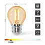 Kép 4/12 - 4W E27 LED filament kisgömb égő 2200K borostyán 45mm G45